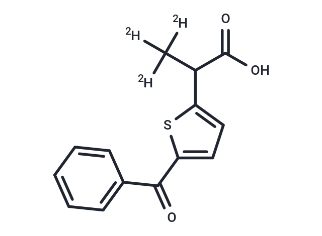 Tiaprofenic acid D3 Chemical Structure