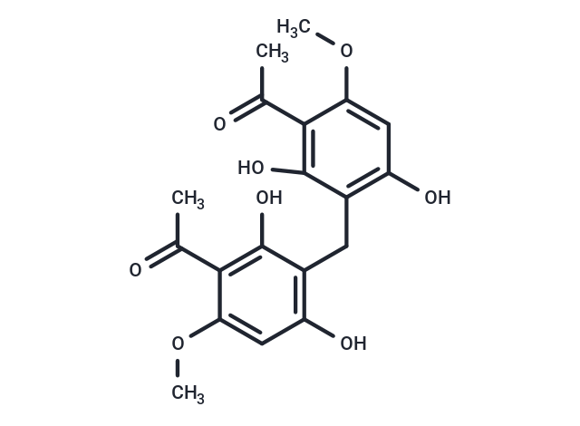 Didemethylpseudoaspidin AA Chemical Structure