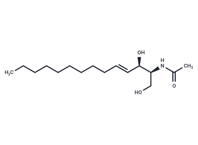 C2 Ceramide (d14:1/2:0) Chemical Structure