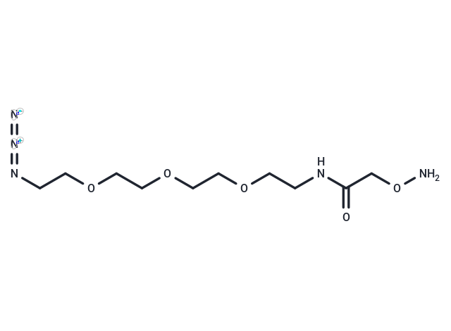 Aminoxyacetamide-PEG3-azide Chemical Structure