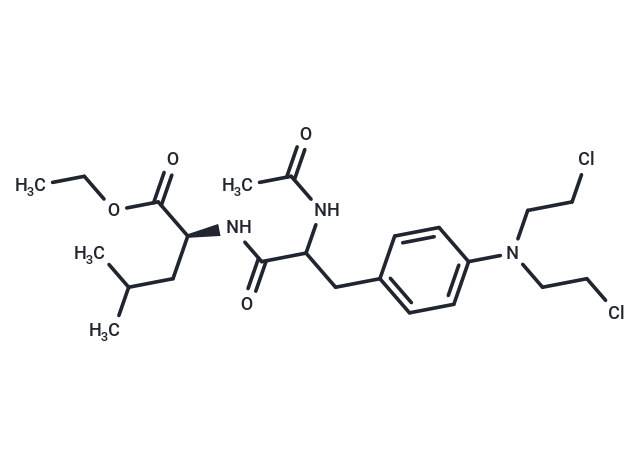 Leucine sarcolysine Chemical Structure