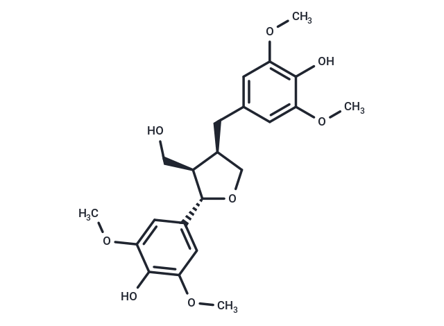 5,5'-Dimethoxylariciresinol Chemical Structure