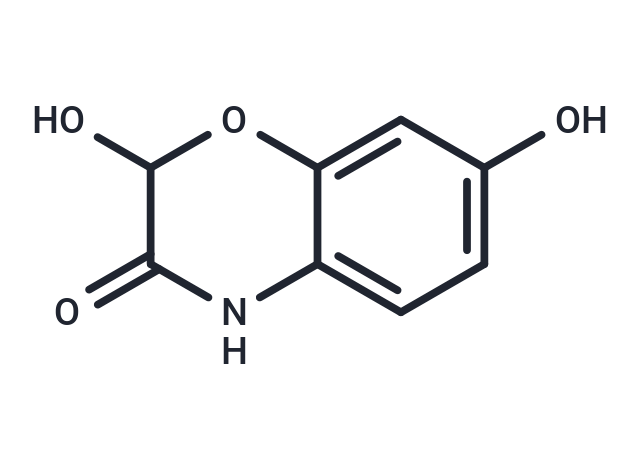 2,7-Dihydroxy-2H-1,4-benzoxazin-3(4H)-one Chemical Structure