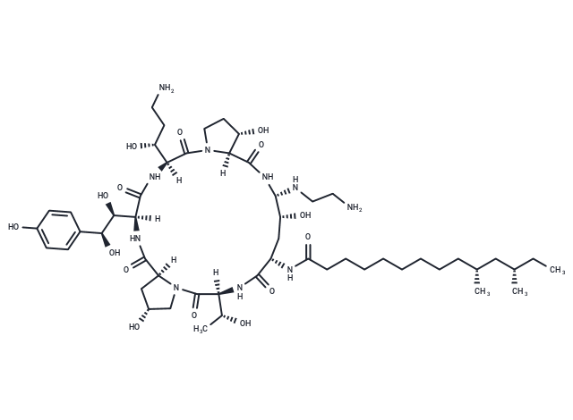 Caspofungin Chemical Structure