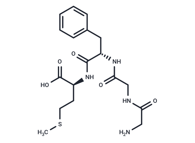 [Des-Tyr1]-Met-Enkephalin Chemical Structure