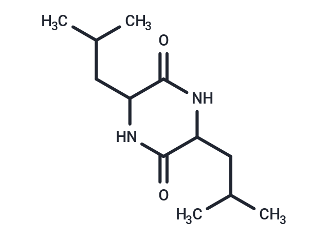 Cyclo(Leu-Leu) Chemical Structure