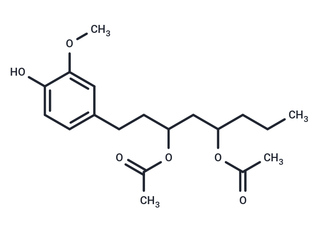 Diacetoxy-4-gingerdiol Chemical Structure