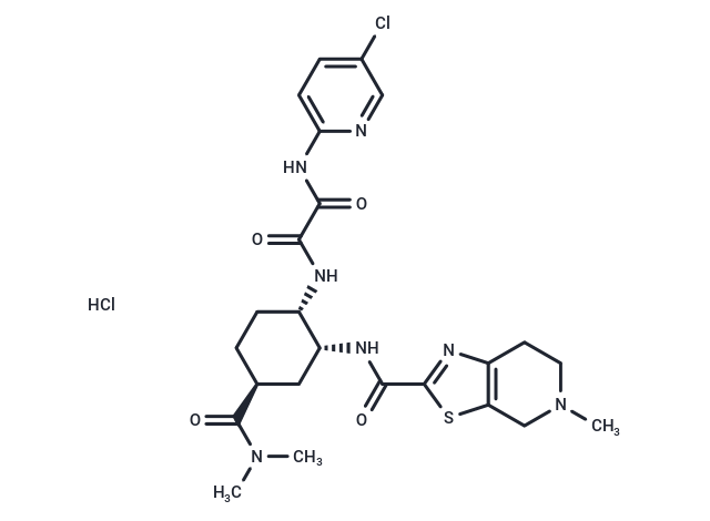 Edoxaban hydrochloride Chemical Structure