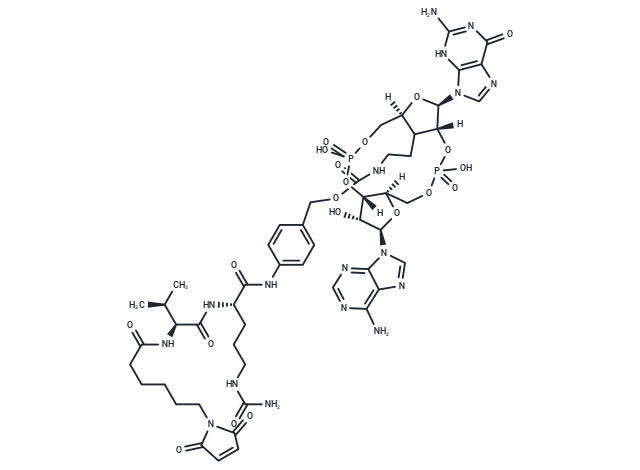 Mal-VC-PAB-PNP-CDN-A Chemical Structure