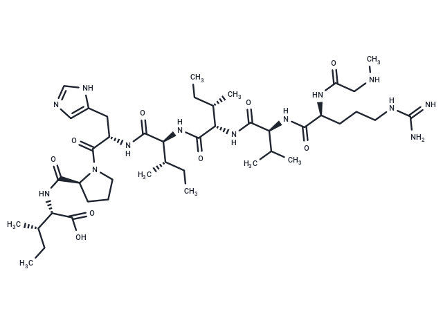 (Sar1,Ile4,8)-Angiotensin II Chemical Structure