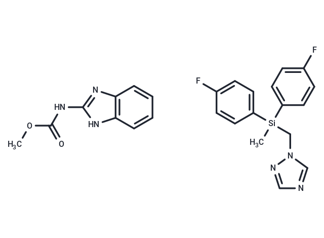 Carbendazim mixture with flusilazole Chemical Structure