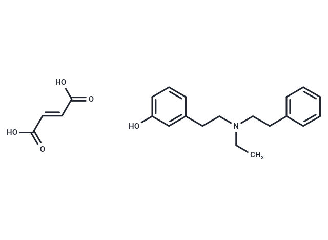 Phenol, m-(2-(N-ethylphenethylamino)ethyl)-, fumarate (1:1) Chemical Structure