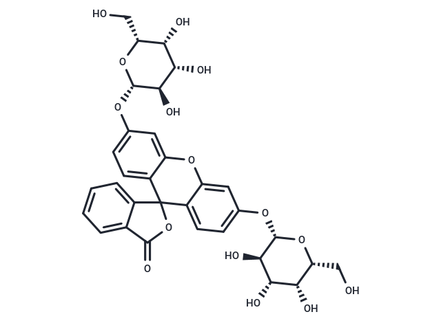 Fluorescein di(β-D-galactopyranoside) Chemical Structure