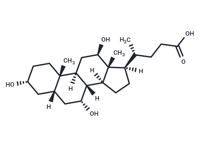 12β-Hydroxyisocholic Acid Chemical Structure