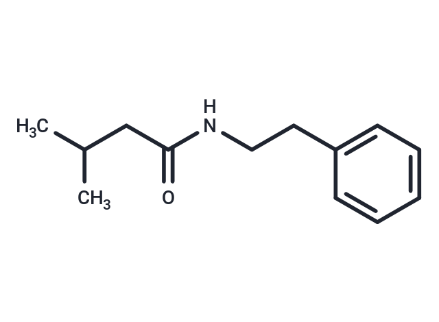N-Phenethylisovaleramide Chemical Structure