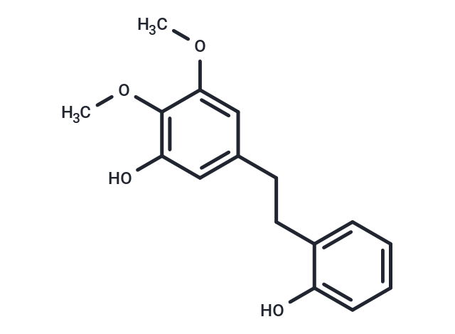 3,2'-Dihydroxy-4,5-dimethoxybibenzyl Chemical Structure