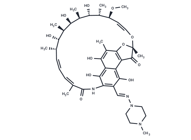 25-Desacetyl Rifampicin Chemical Structure