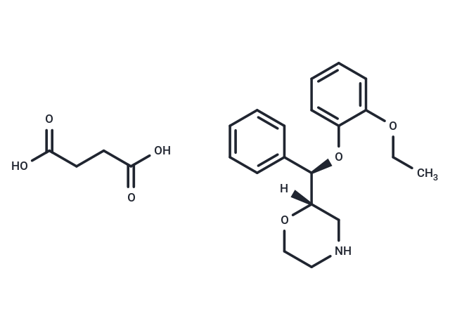 Esreboxetine succinate Chemical Structure