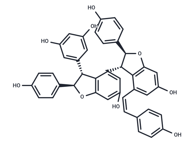 cis-Miyabenol C Chemical Structure