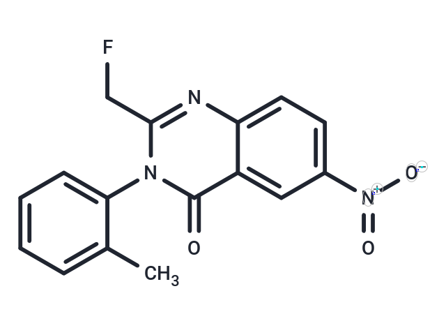 2-(Fluoromethyl)-6-nitro-3-(o-tolyl)quinazolin-4(3H)-one Chemical Structure
