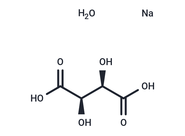 L-Tartaric acid sodium hydrate Chemical Structure