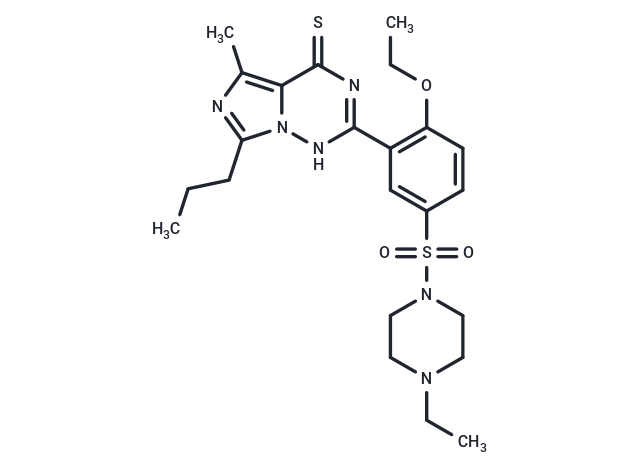 Thiovardenafil Chemical Structure
