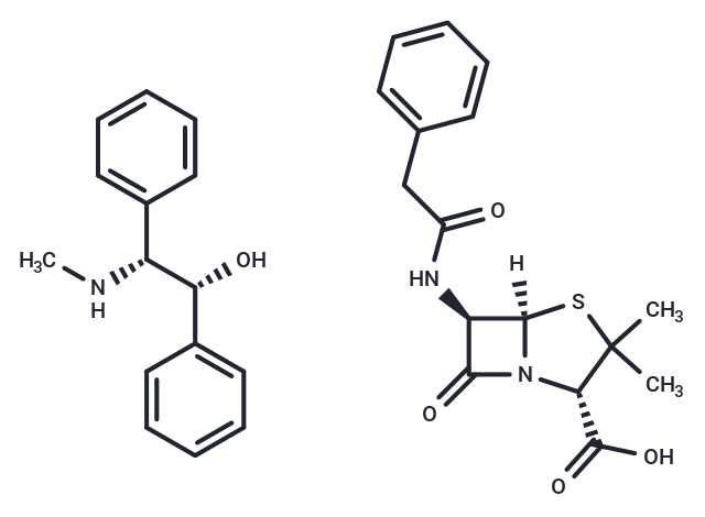 Ephenamine penicilline Chemical Structure