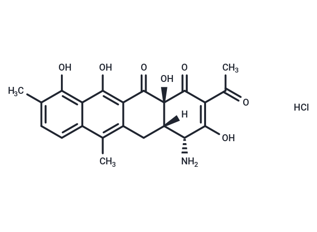 Cetocycline hydrochloride Chemical Structure