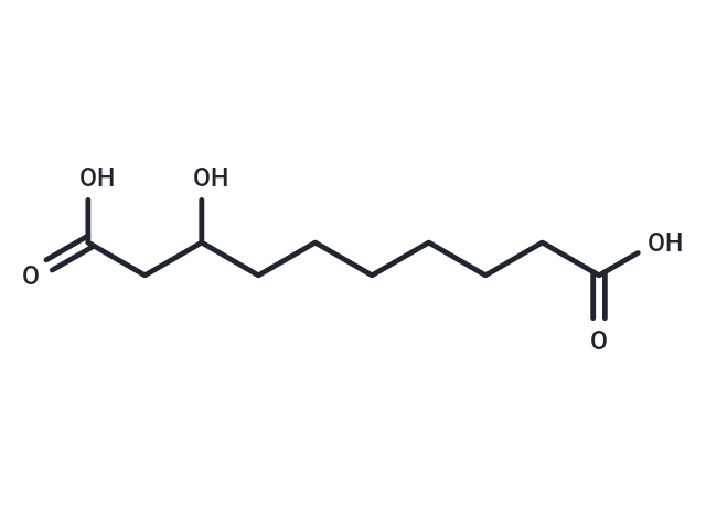 3-Hydroxydecanedioic acid Chemical Structure