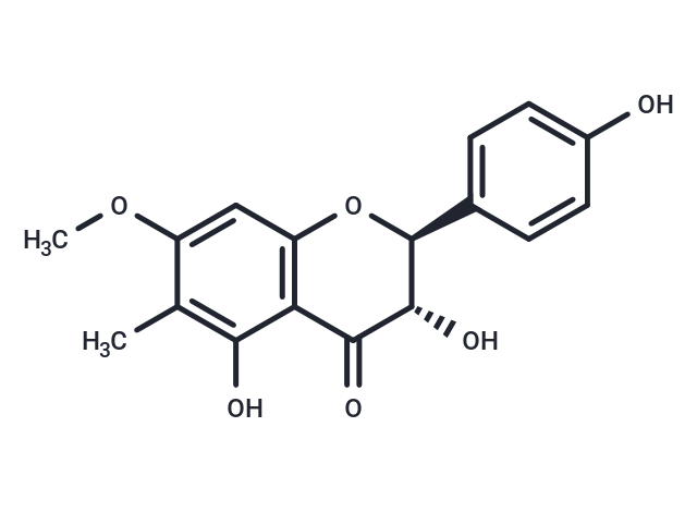 6-Methyl-7-O-methylaromadendrin Chemical Structure