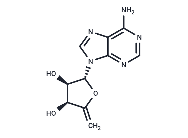 4’,5’-Didehydro-5’-deoxyadenosine Chemical Structure