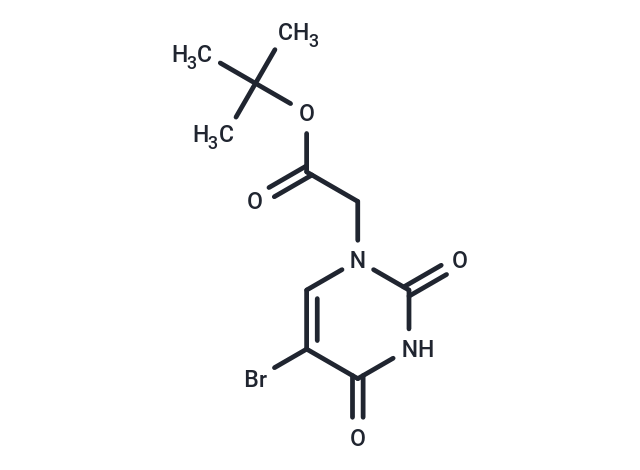5-Bromo-N1-t-butoxycarbonylmethyl-uracil Chemical Structure
