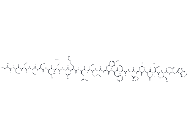 [Asn18] Endothelin-1, human Chemical Structure