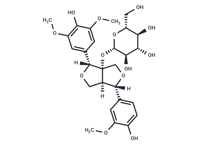 Fraxiresinol 1-O-glucoside Chemical Structure