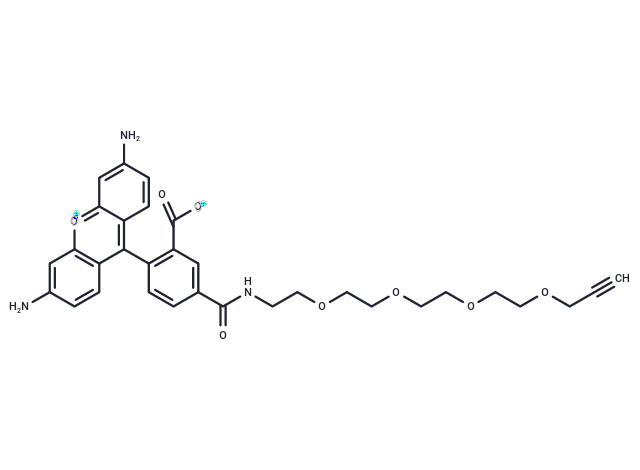 Carboxyrhodamine 110-PEG4-alkyne Chemical Structure