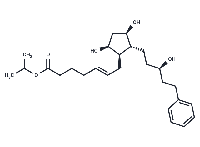 5-trans Latanoprost Chemical Structure