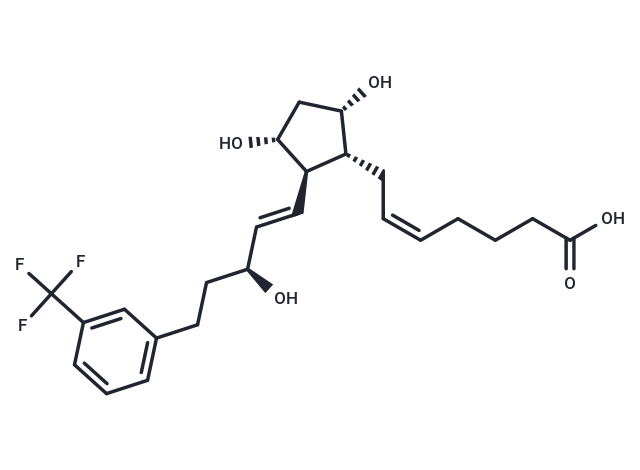 17-trifluoromethylphenyl trinor Prostaglandin F2α Chemical Structure