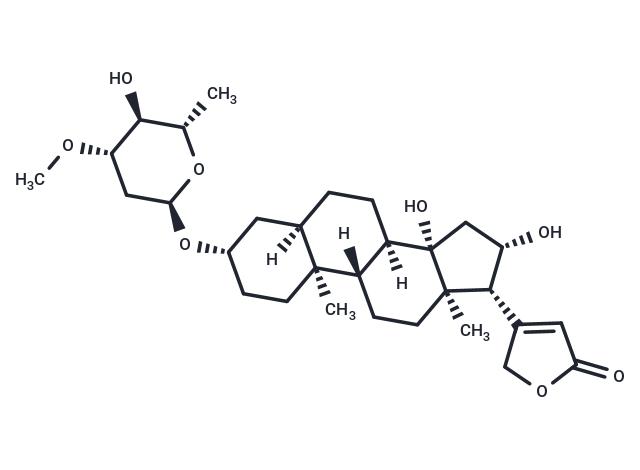 16-Deacetyloleandrin Chemical Structure
