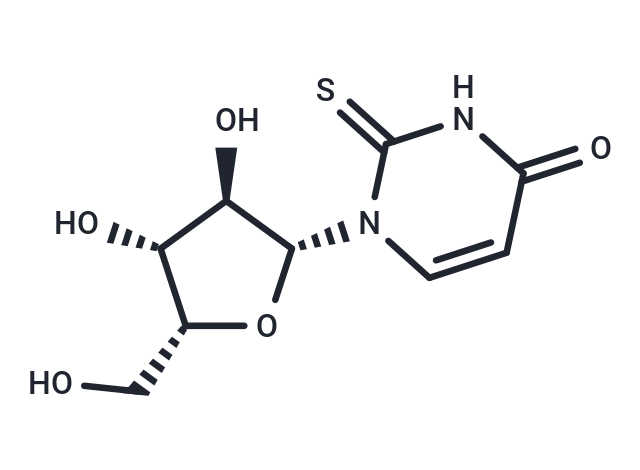 1-(b-D-Xylofuranosyl)-2-thiouracil Chemical Structure