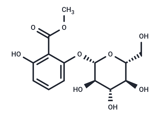 6-(beta-D-glucopyranosyloxy)-Salicylic acid methyl ester Chemical Structure