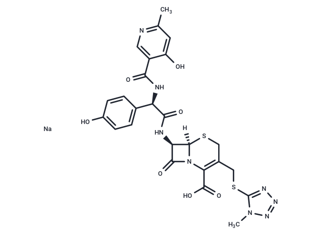 Cefpiramide sodium Chemical Structure
