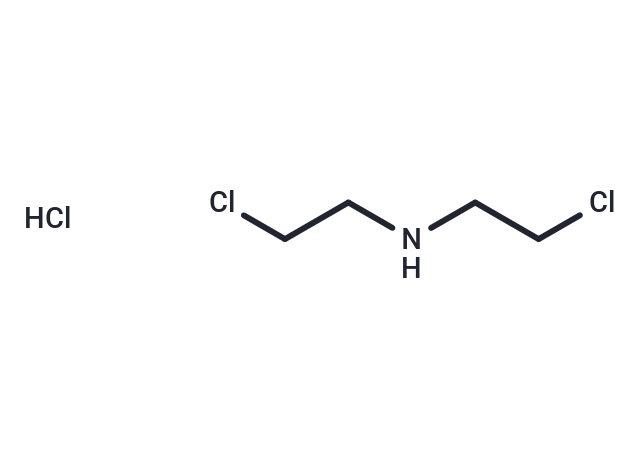 Bis(2-chloroethyl)amine hydrochloride Chemical Structure