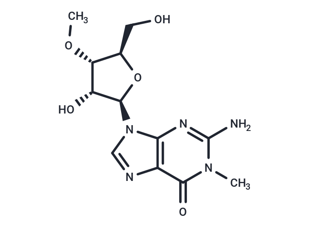 1,2’-O-Dimethyl   guanosine Chemical Structure