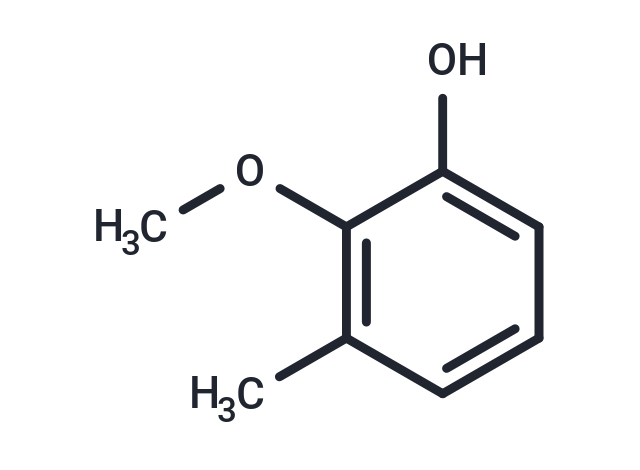 2-Methoxy-3-methylphenol Chemical Structure