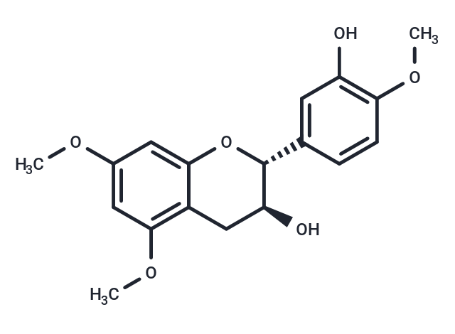 5,7,4'-Tri-O-methylcatechin Chemical Structure