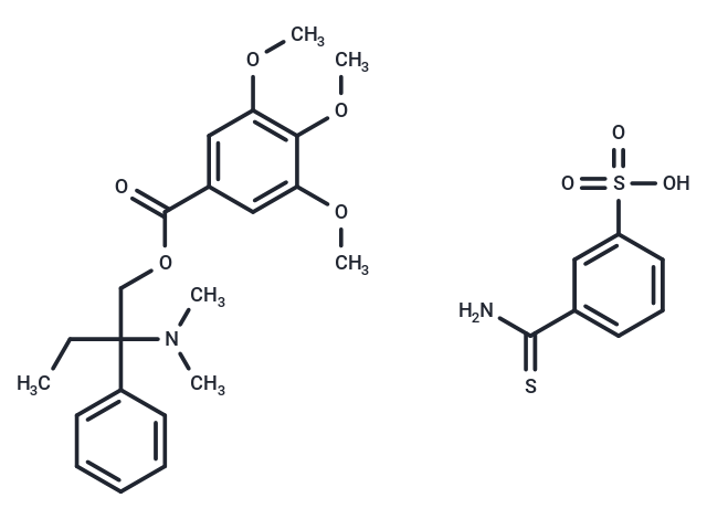 Trimebutine CTB salt Chemical Structure