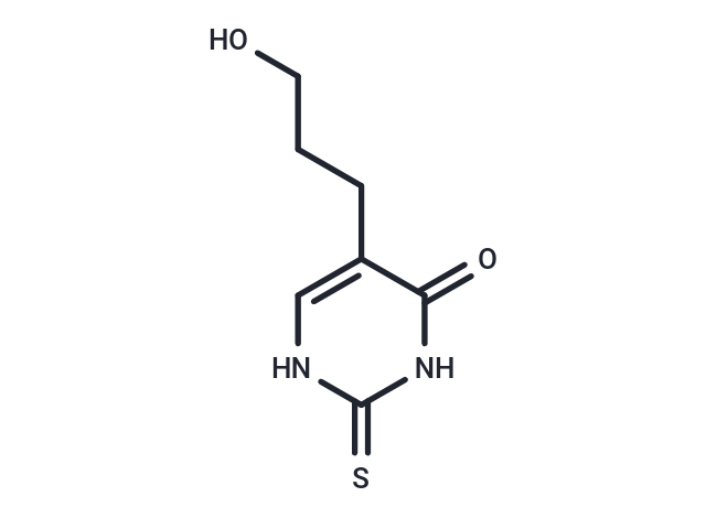 5-(3-Hydroxypropyl)-2-thiouracil Chemical Structure