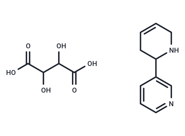 (R,S)-Anatabine (tartrate) (2743-90-0 free base) Chemical Structure