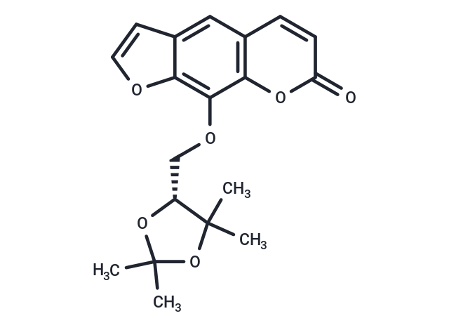 Heraclenol acetonide Chemical Structure
