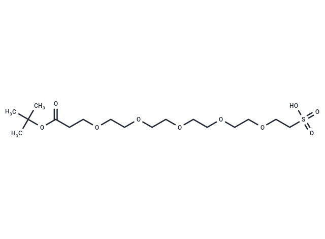 Butoxycarbonyl-PEG5-sulfonic acid Chemical Structure
